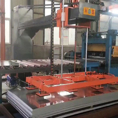 LCD Display Aluminum Plate Handler Servo Motor System Loading Unloading Conveyor