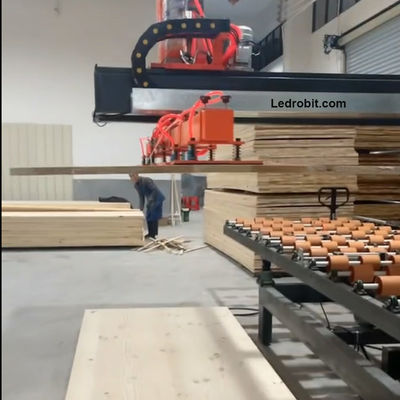 Fully Automatic Wooden Board Loading Conveyor CNC Loading Unloading Conveyor System
