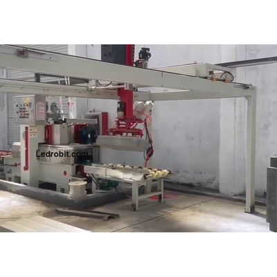 Customizable Direction Electric Curbstone Loading Unloading Machine With Servo Motor LCD Display