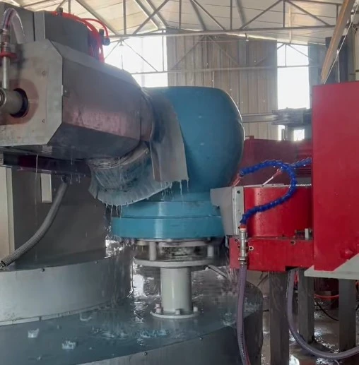 Concrete Bollard Stone Polishing Machine