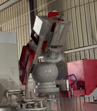 Concrete Bollard Stone Polishing Machine