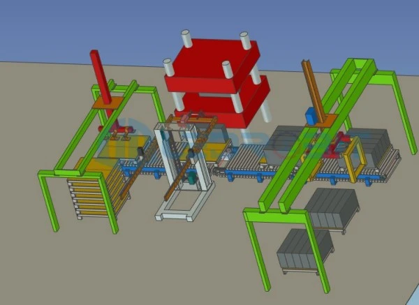 Artificial Curbstone Production Line